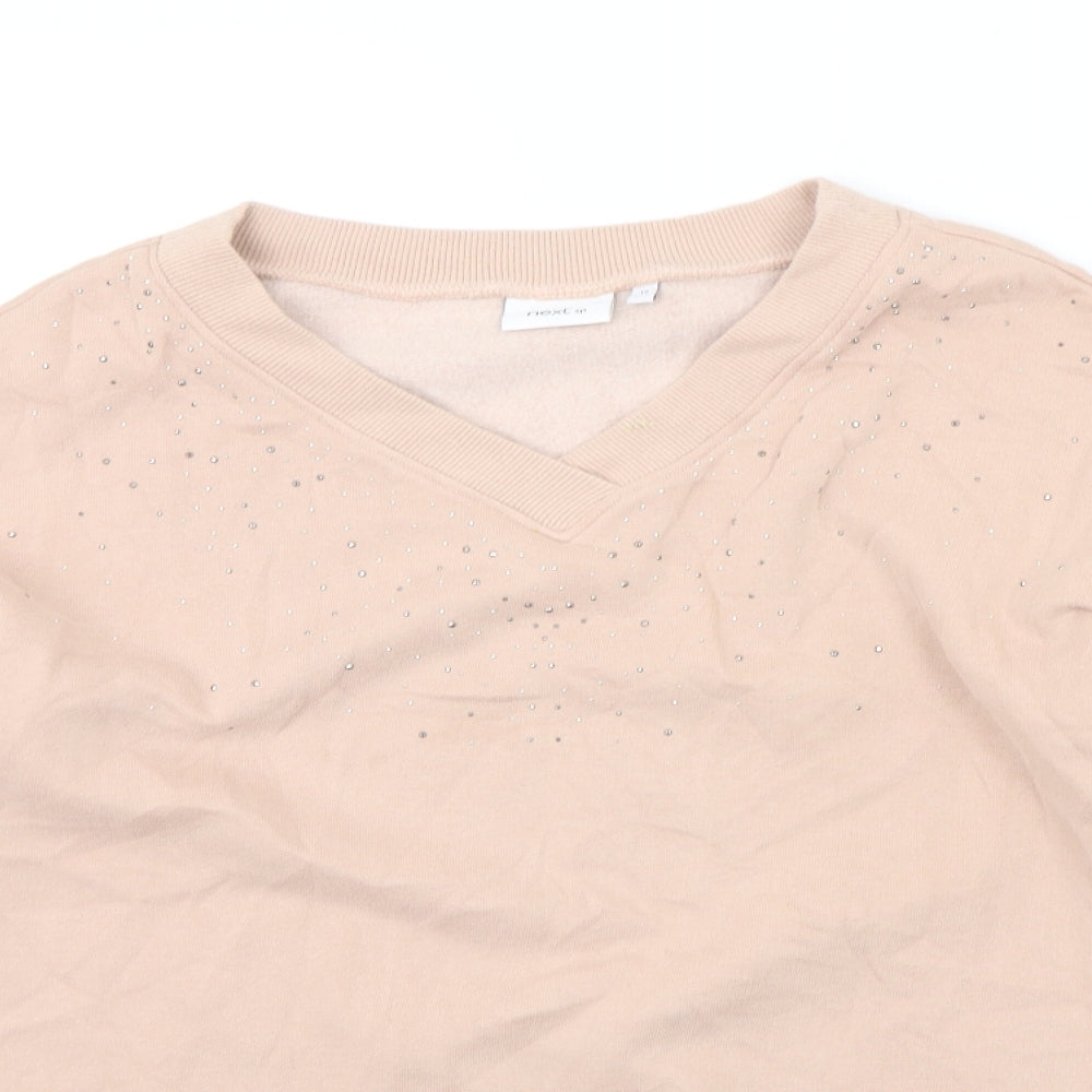 Womens UK Size 12 NEXT Beige Pullover Jumper
