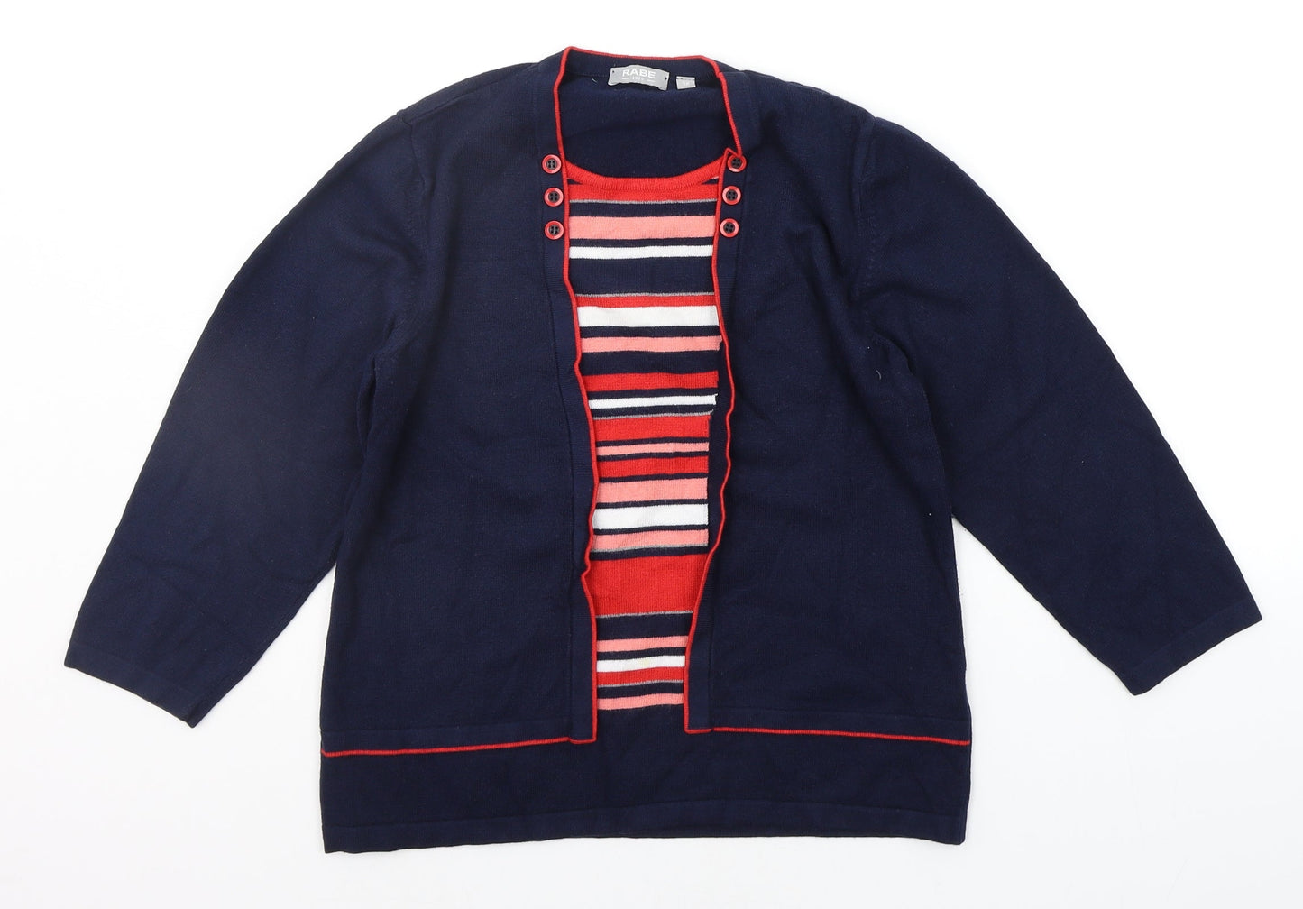 Womens UK Size 10 Rabe Blue Pullover Jumper