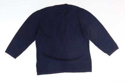 Womens UK Size 10 Rabe Blue Pullover Jumper