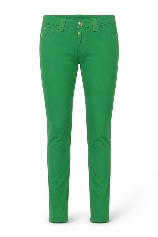 Womens UK Size 36 in Blue Rags Regular Fit Skinny Green Jeans