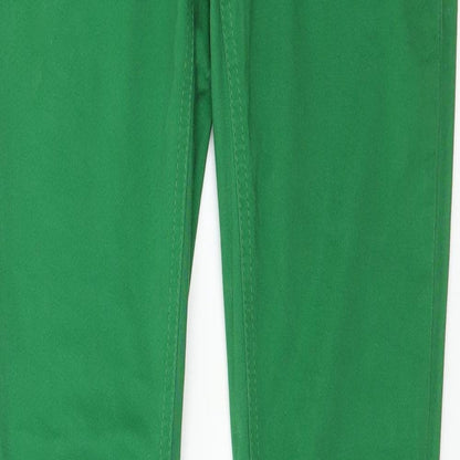 Womens UK Size 36 in Blue Rags Regular Fit Skinny Green Jeans