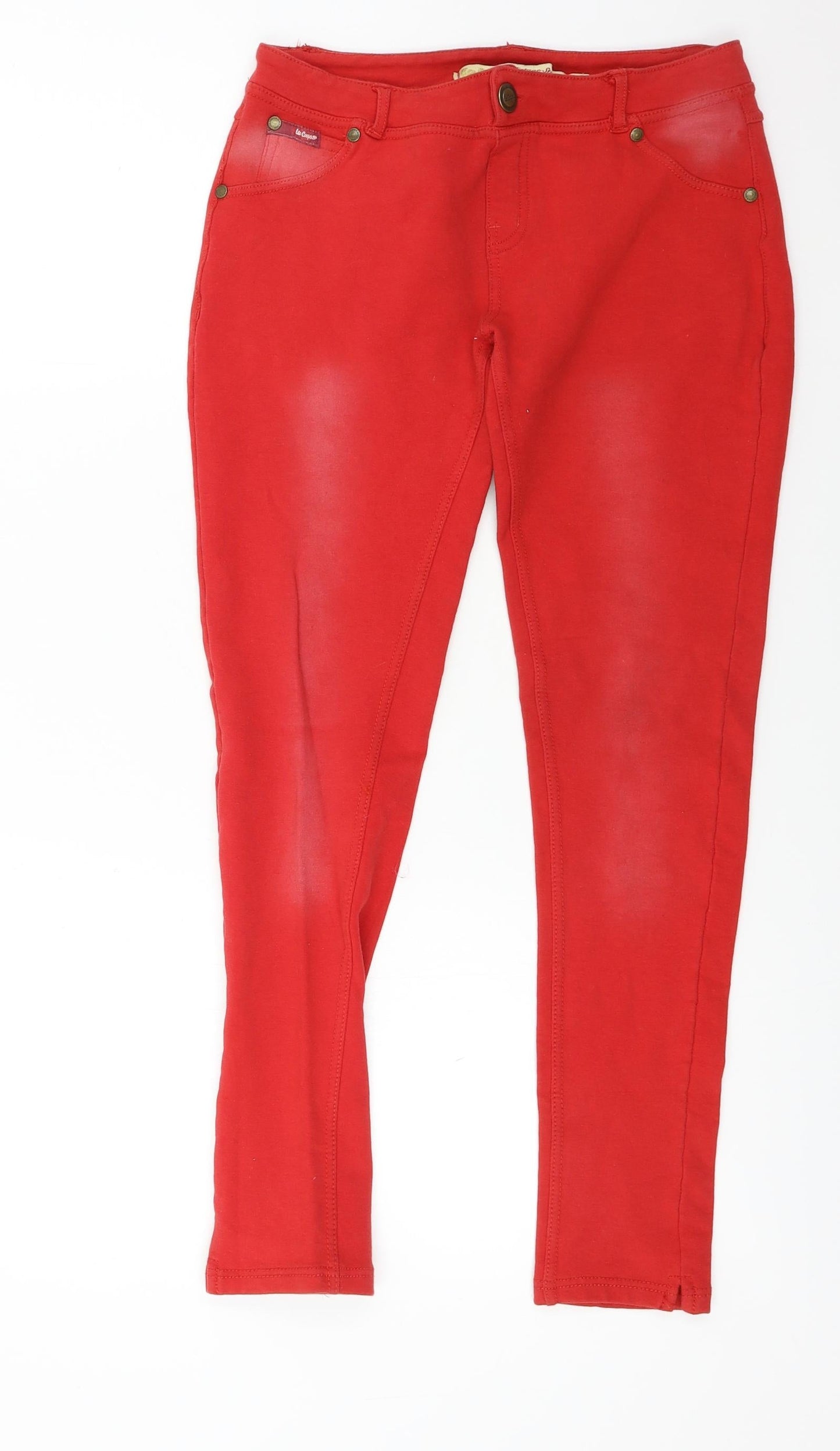 Lee Cooper  Womens Red   Skinny Jeans Size 10 L25 in