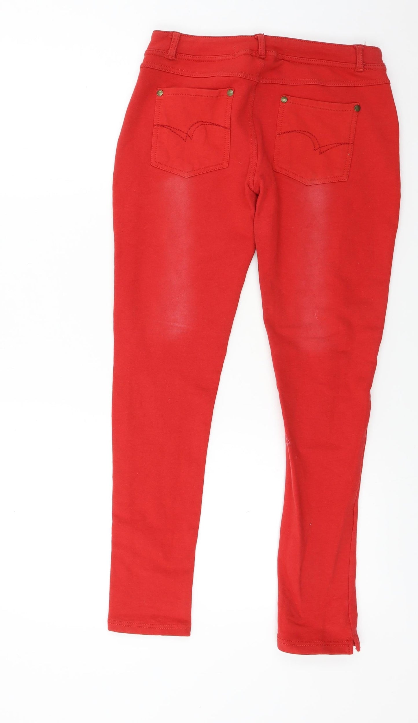 Lee Cooper  Womens Red   Skinny Jeans Size 10 L25 in