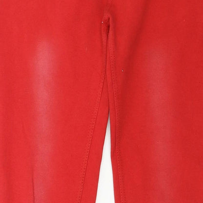 Lee Cooper  Womens Red   Skinny Jeans Size 10 L25 in