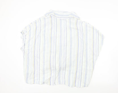 Womens UK Size 18 Matalan White Basic Blouse