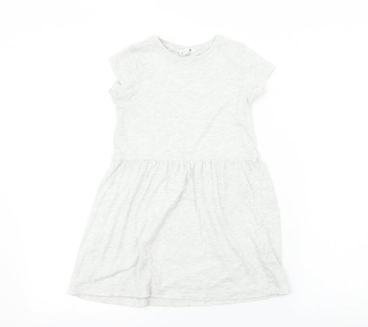 H&M  Girls Grey   A-Line  Size 6-7 Years