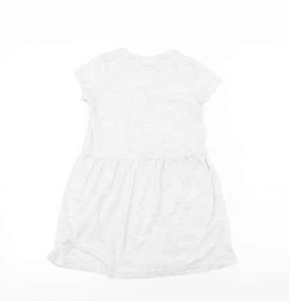 H&M  Girls Grey   A-Line  Size 6-7 Years