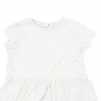 H&M  Girls Grey   A-Line  Size 6-7 Years