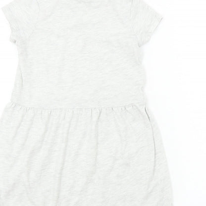 H&M  Girls Grey   A-Line  Size 6-7 Years