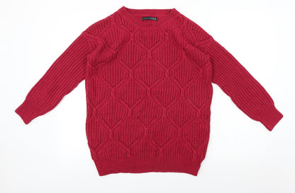 Womens UK Size 8 Atmosphere Pink Pullover Jumper