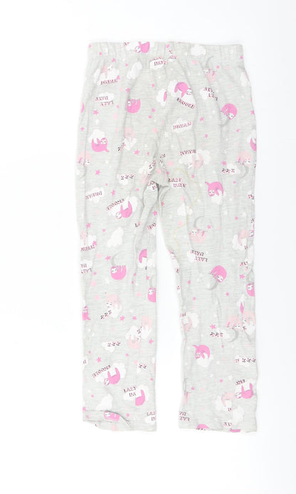 Primark  Girls Grey   Sweatpants Trousers Size 6-7 Years