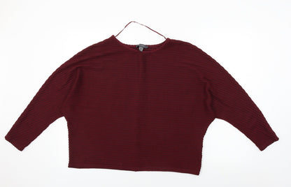 Primark  Womens Red   Pullover Jumper Size M