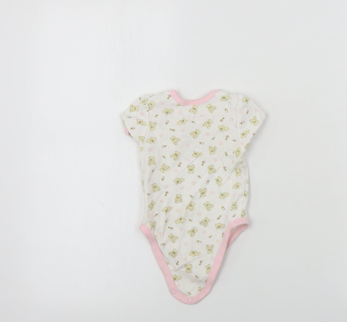 eddie&ella Girls White   Babygrow One-Piece Size 3-6 Months