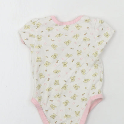 eddie&ella Girls White   Babygrow One-Piece Size 3-6 Months