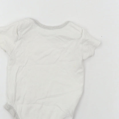 pep&co Girls White   Babygrow One-Piece Size 9-12 Months