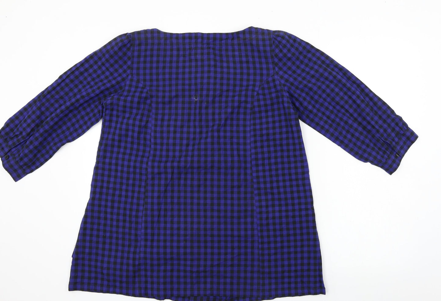 Womens UK Size 12 Fashion Union Blue Basic Blouse
