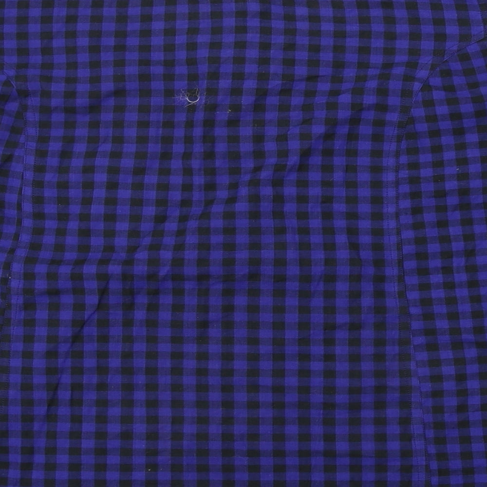 Womens UK Size 12 Fashion Union Blue Basic Blouse