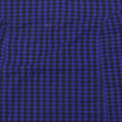 Womens UK Size 12 Fashion Union Blue Basic Blouse