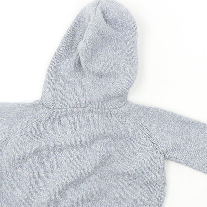 Mothercare Boys Blue   Full Zip Jumper Size 0-3 Months