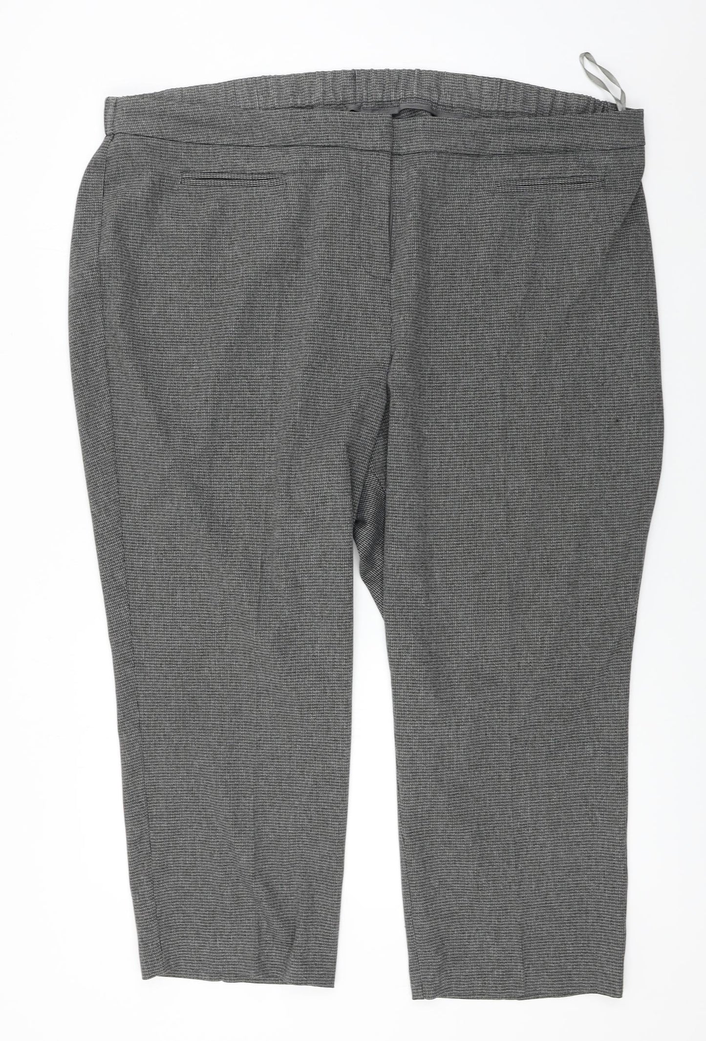 Bonmarché  Mens Grey Check  Trousers  Size 24 L26 in