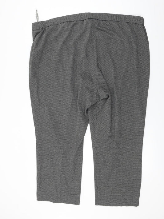 Bonmarché  Mens Grey Check  Trousers  Size 24 L26 in