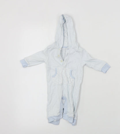 Marks and Spencer  Boys Blue   Babygrow One-Piece Size 0-3 Months
