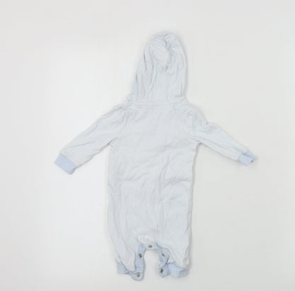 Marks and Spencer  Boys Blue   Babygrow One-Piece Size 0-3 Months