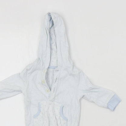 Marks and Spencer  Boys Blue   Babygrow One-Piece Size 0-3 Months
