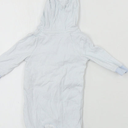 Marks and Spencer  Boys Blue   Babygrow One-Piece Size 0-3 Months