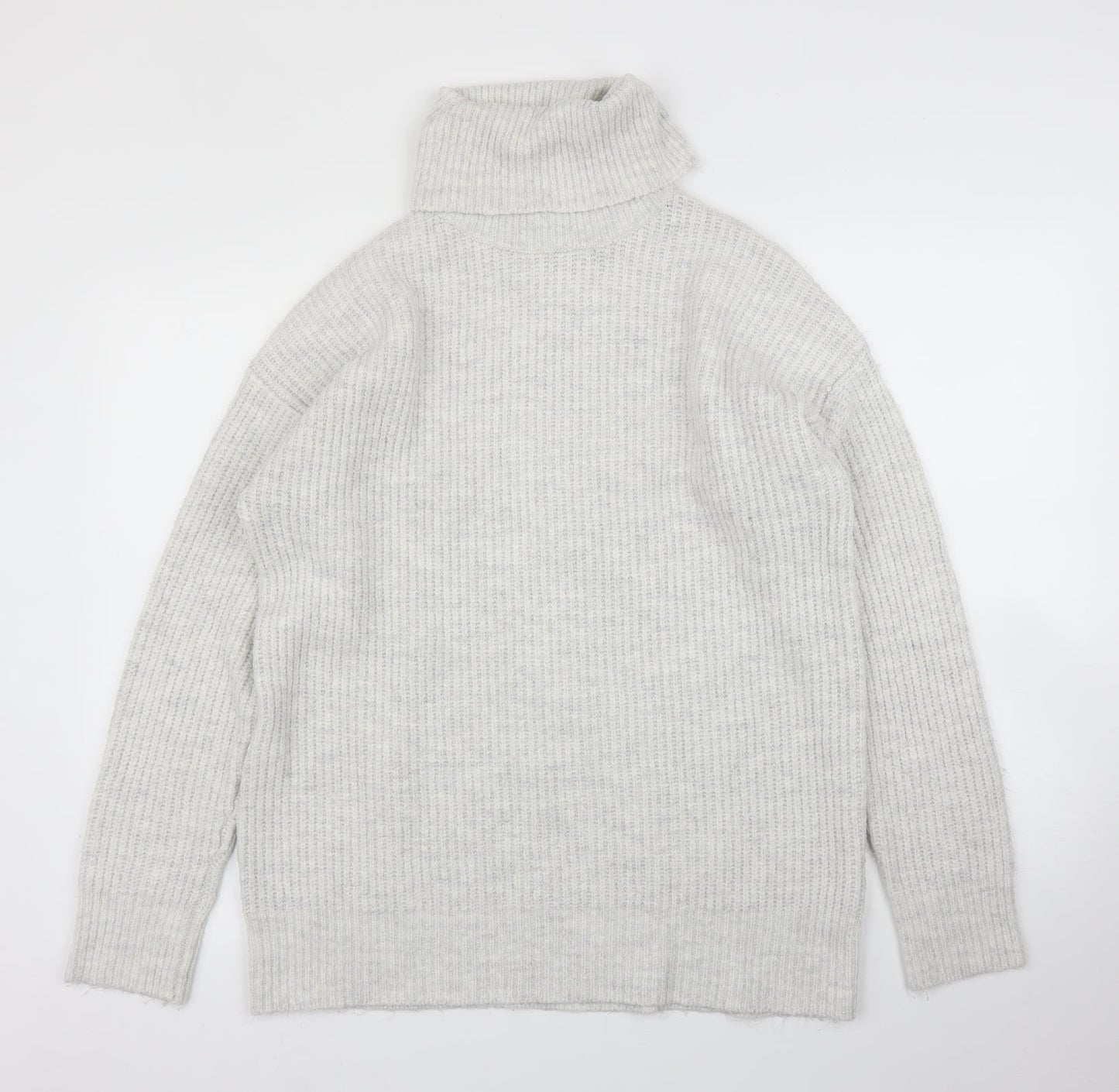 Womens UK Size M New Look Grey Pullover Jumper