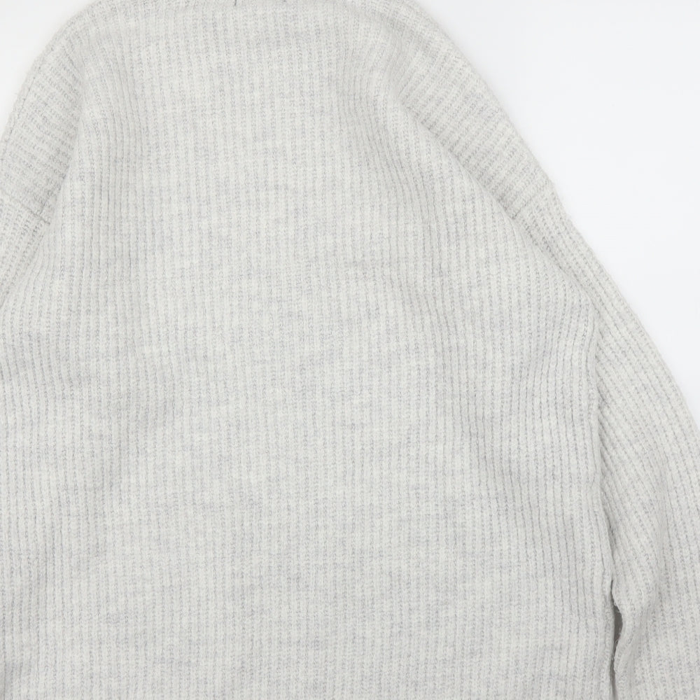 Womens UK Size M New Look Grey Pullover Jumper