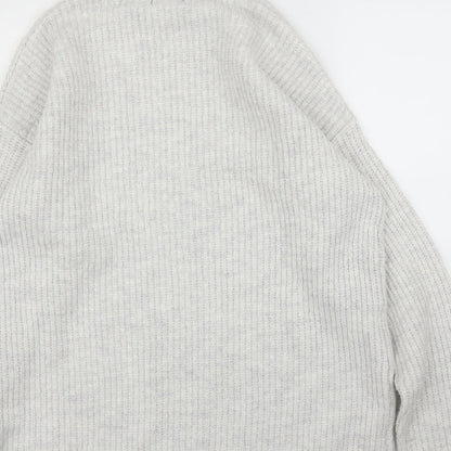 Womens UK Size M New Look Grey Pullover Jumper