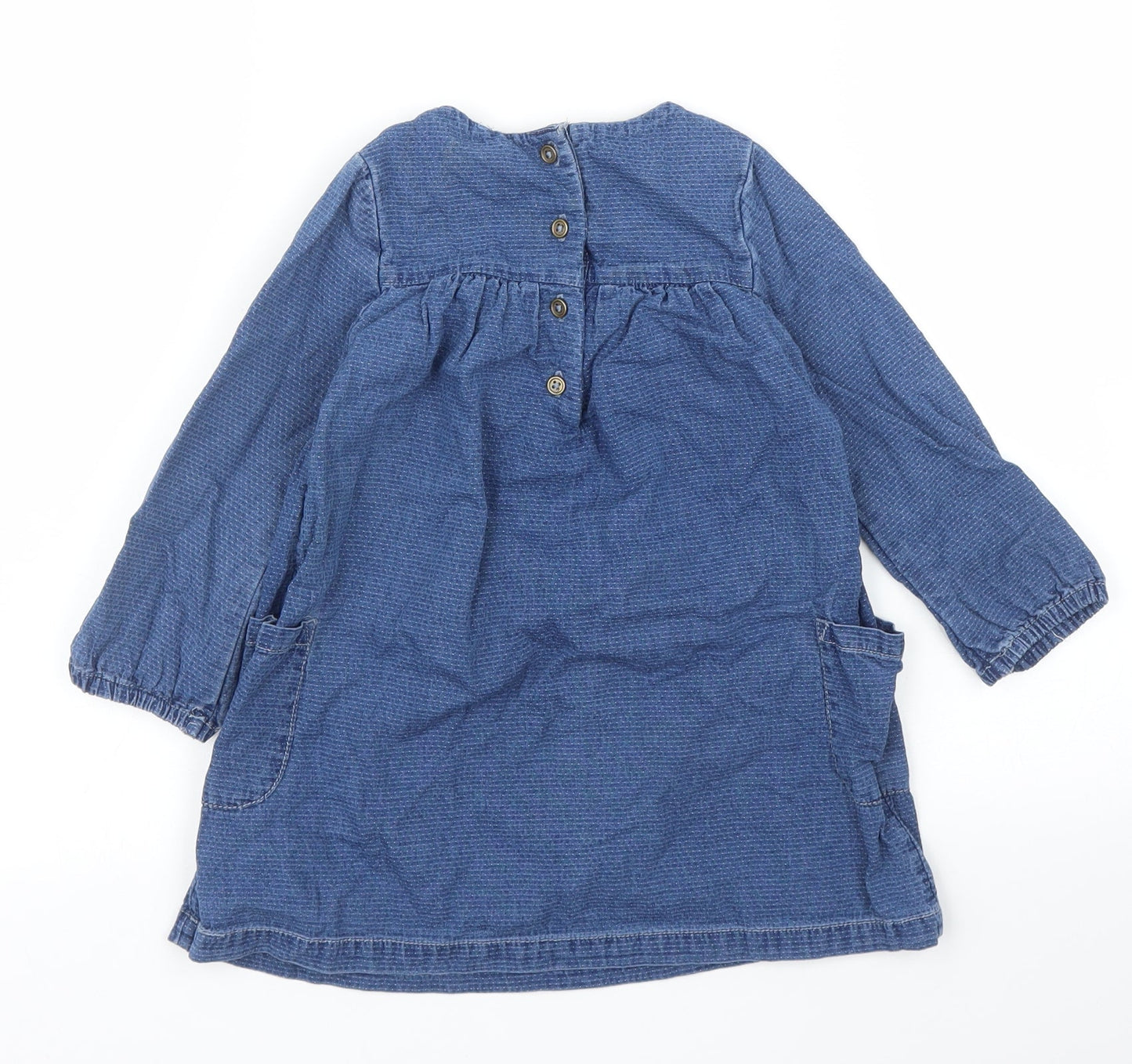 TU Girls Blue  Denim A-Line  Size 12 Months