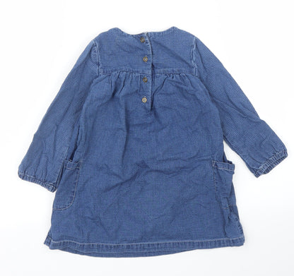 TU Girls Blue  Denim A-Line  Size 12 Months