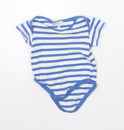 Babaluno Baby Blue Striped  Babygrow One-Piece Size 3-6 Months