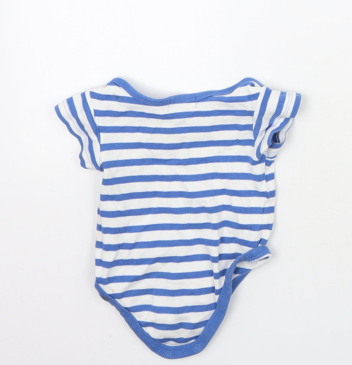 Babaluno Baby Blue Striped  Babygrow One-Piece Size 3-6 Months