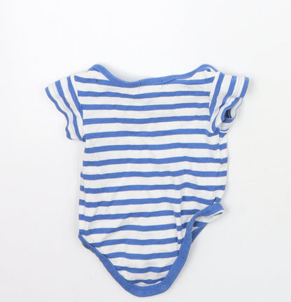Babaluno Baby Blue Striped  Babygrow One-Piece Size 3-6 Months