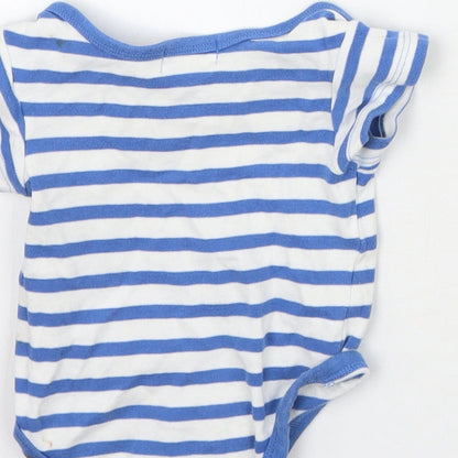 Babaluno Baby Blue Striped  Babygrow One-Piece Size 3-6 Months