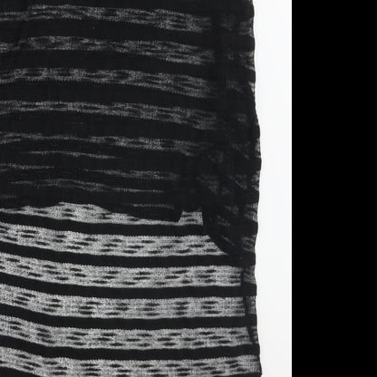 Primark Womens Black Striped  Basic Tank Size 10