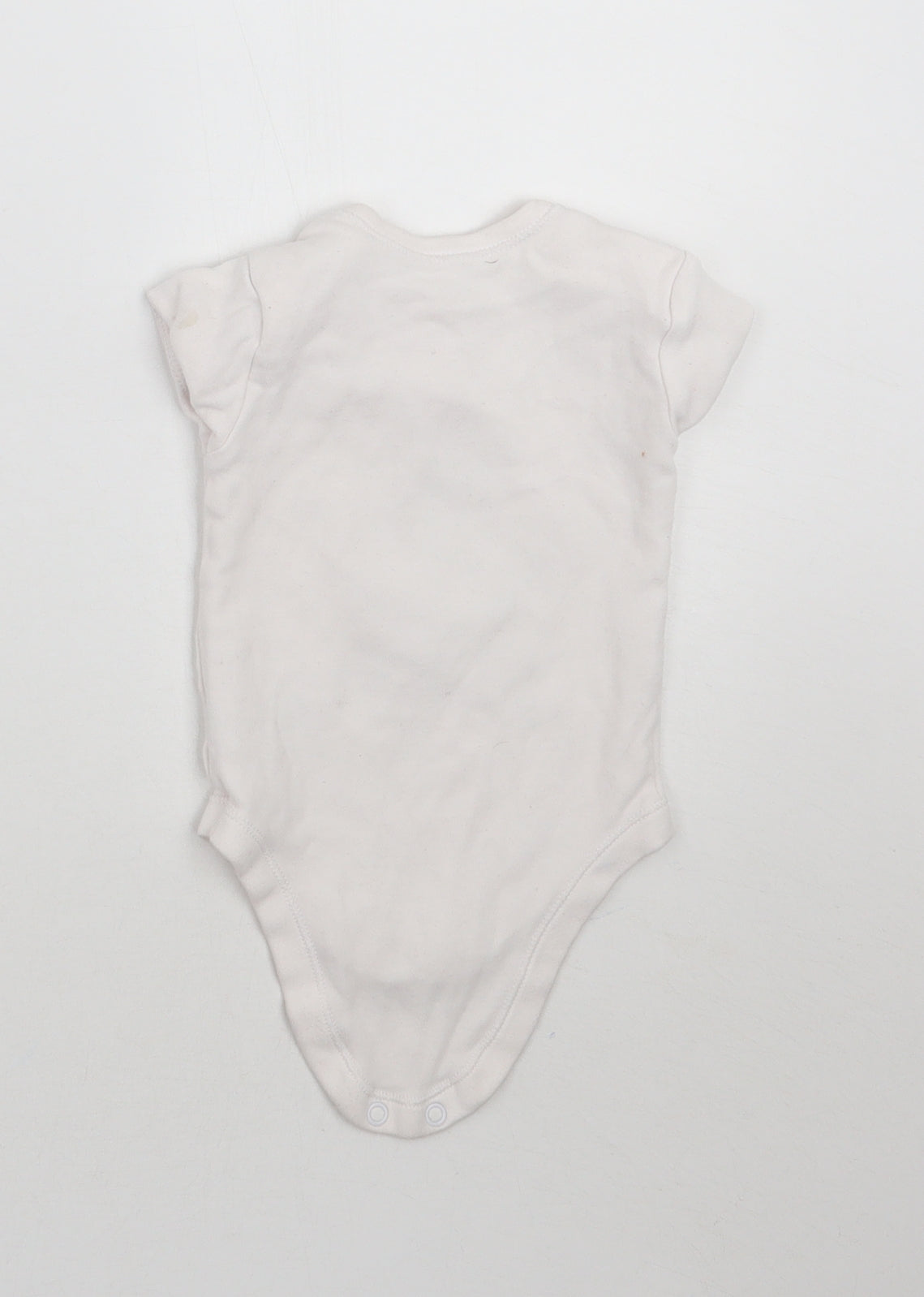 Matalan Baby White   Babygrow One-Piece Size 3-6 Months  - I am 5 months old