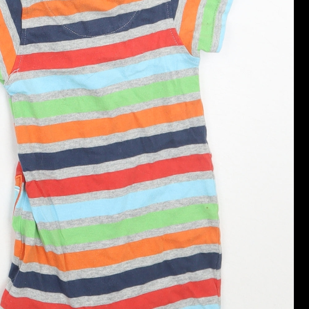 TU Baby Green Striped  Catsuit One-Piece Size 0-3 Months