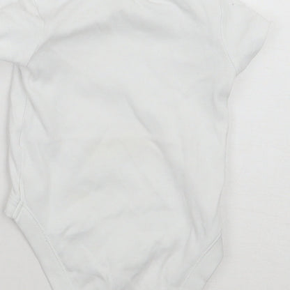 F&F Baby White   Babygrow One-Piece Size 0-3 Months  - Day dreamer
