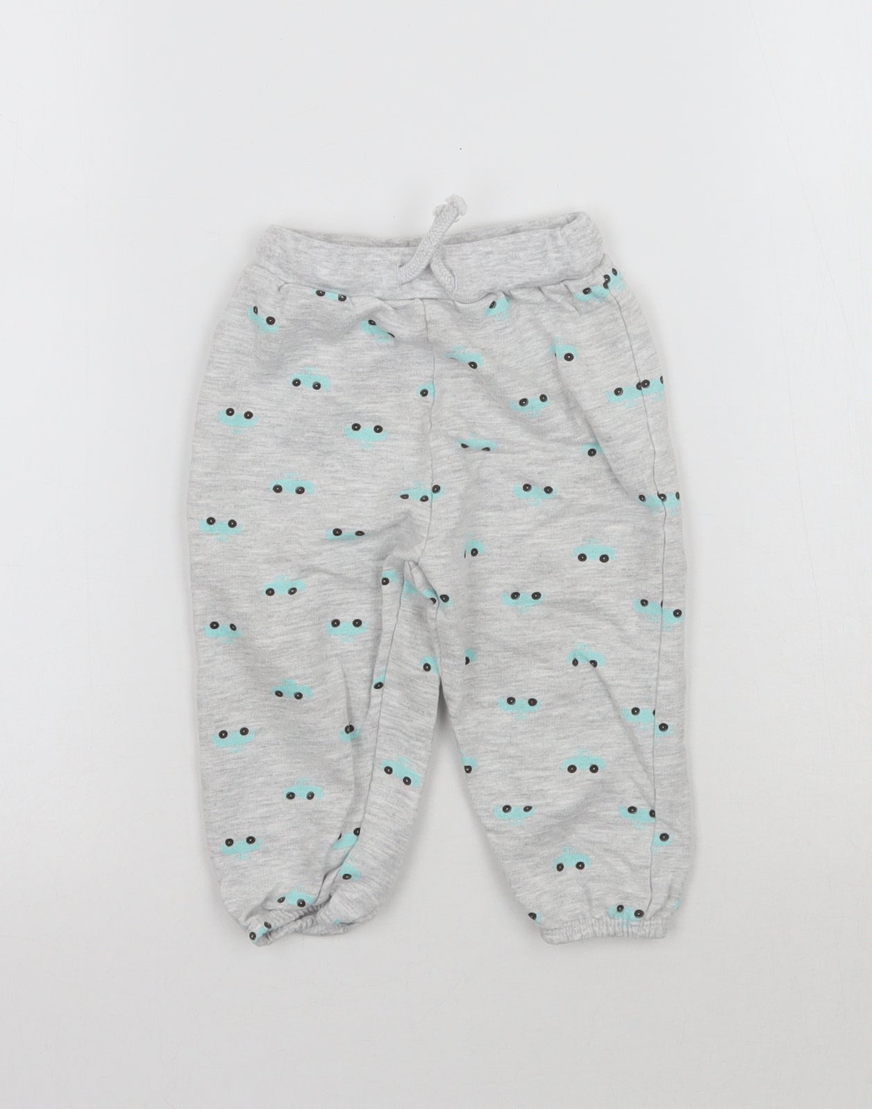 Very Baby Grey Geometric  Sweatpants Trousers Size 9-12 Months
