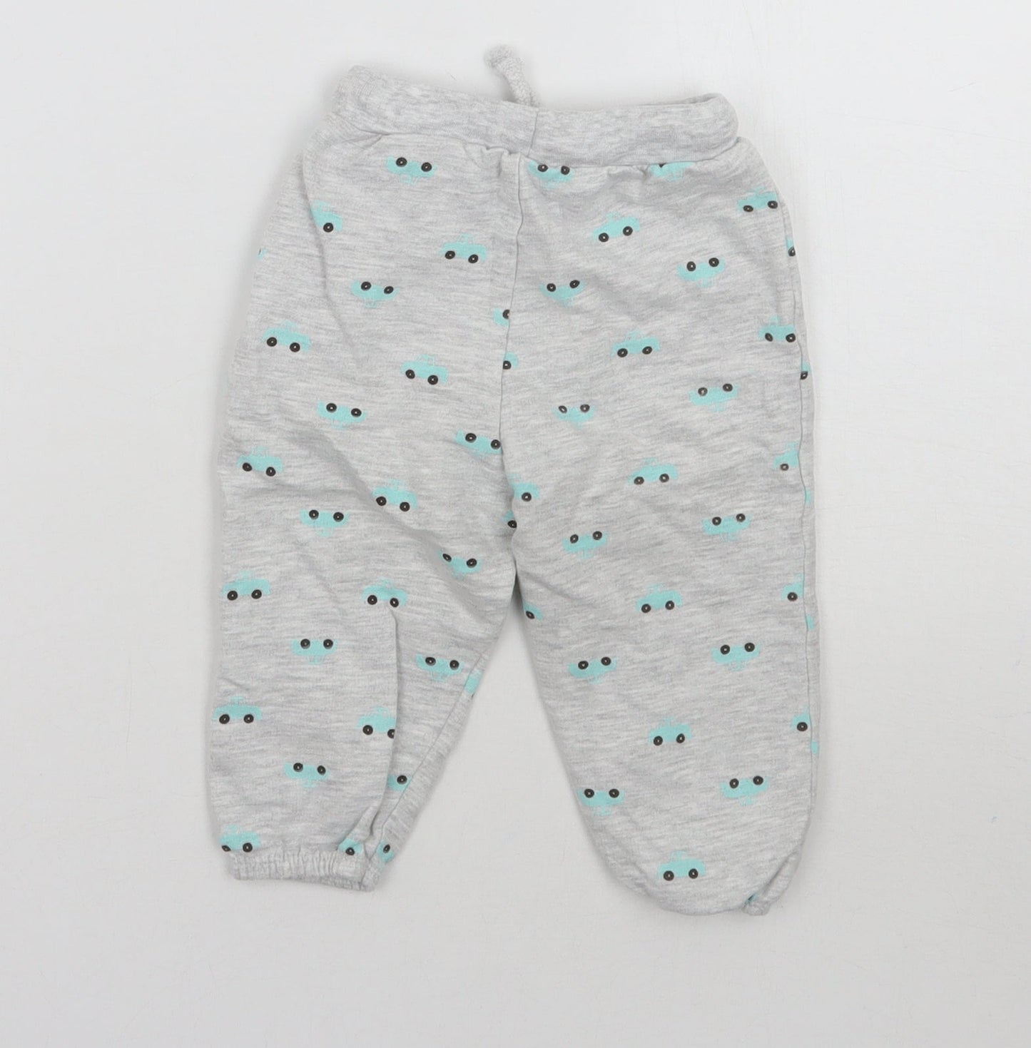 Very Baby Grey Geometric  Sweatpants Trousers Size 9-12 Months