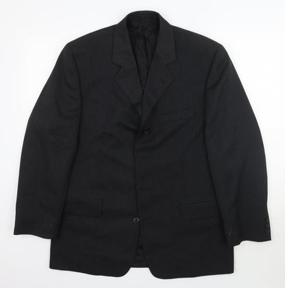 Mens UK Size 40 Tom English Black Jacket