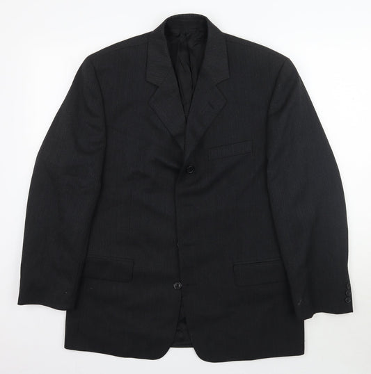 Mens UK Size 40 Tom English Black Jacket