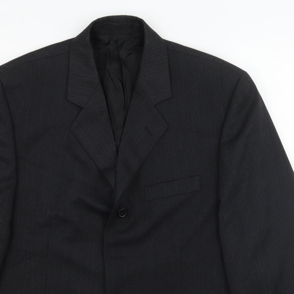 Mens UK Size 40 Tom English Black Jacket