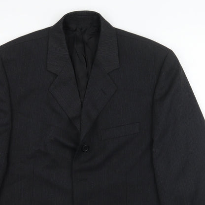 Mens UK Size 40 Tom English Black Jacket