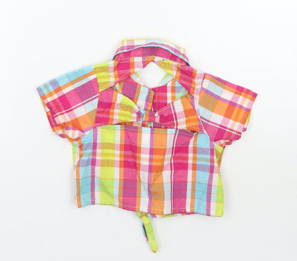 Penny m Girls Multicoloured Check  Basic Button-Up Size 24 Months