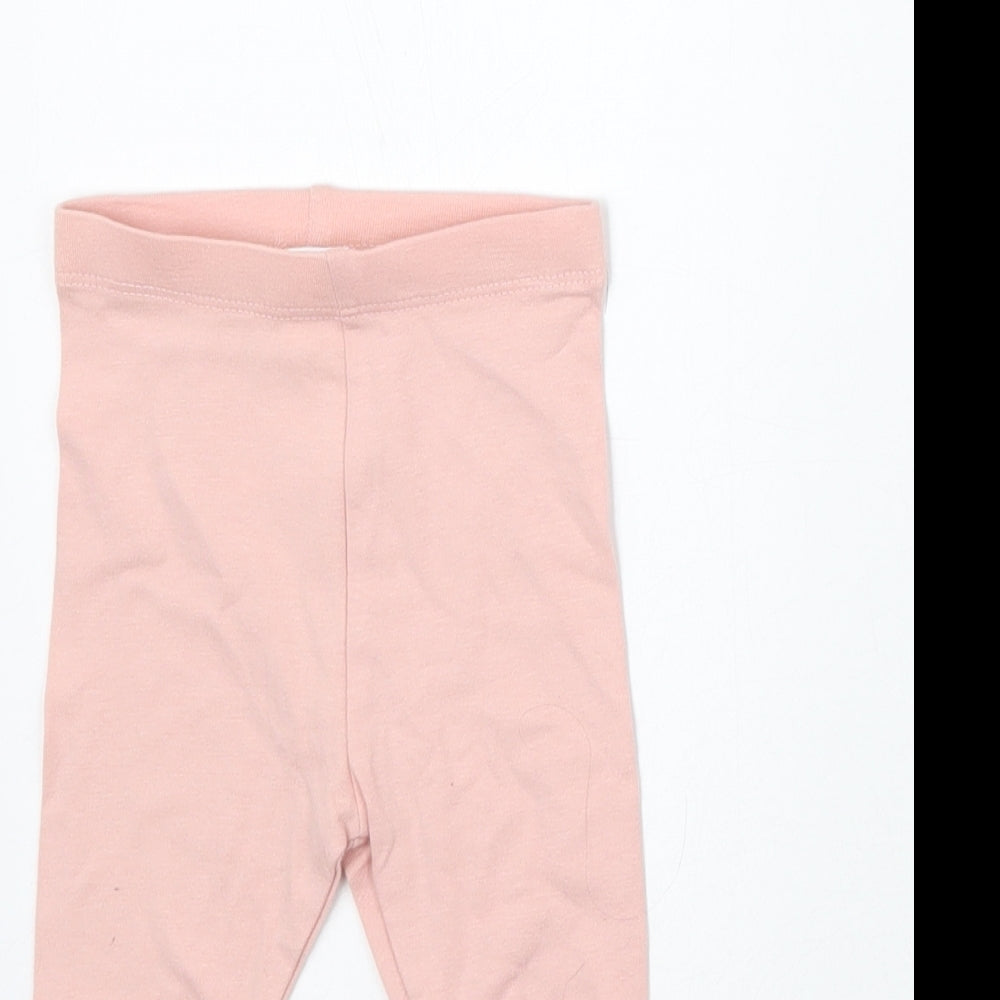 Mini Club Girls Pink   Sweatpants Trousers Size 0-3 Months